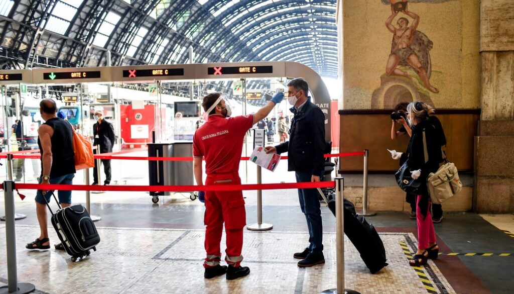 aeroporto milão coronavírus